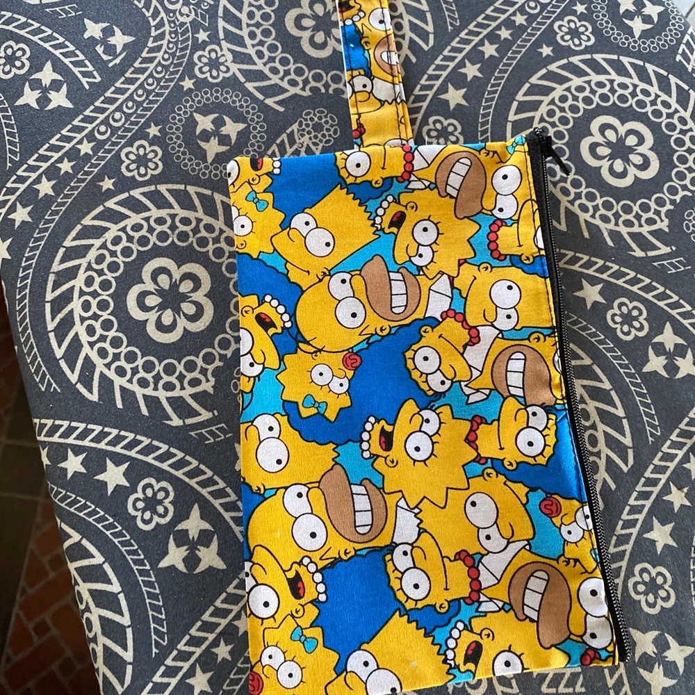 The Simpsons Money Stash Zippered Bag unisex
